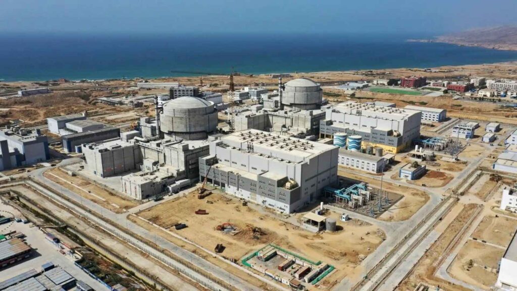 Karachi Nuclear Power Plant (KANUPP) located near the Arabian Sea in Pakistan.